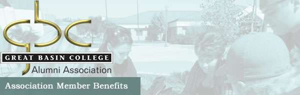GBC Alumni Member Benefits page title graphic.