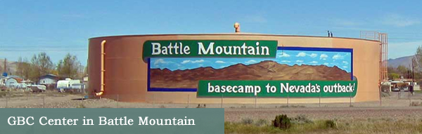 GBC Center in Battle Mountain page title graphic.