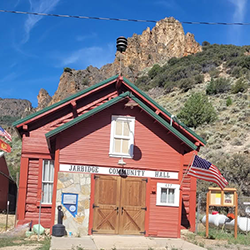 A photo of the jarbidge Community Center.