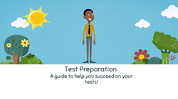 Test Taking Tips and Dealing with Test Anxiety video graphic.